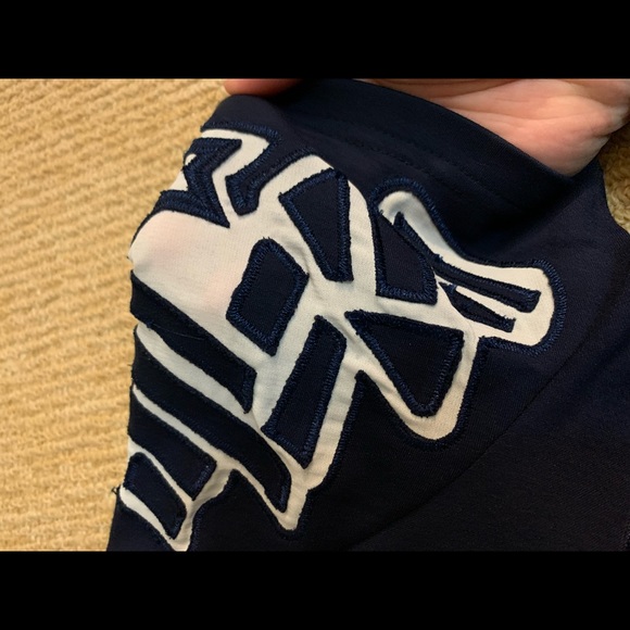 Patterned Blue Dress (M) - Picture 2 of 4